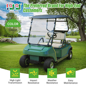 10L0L windshield with anti-UV protection reduces sun glare during rides