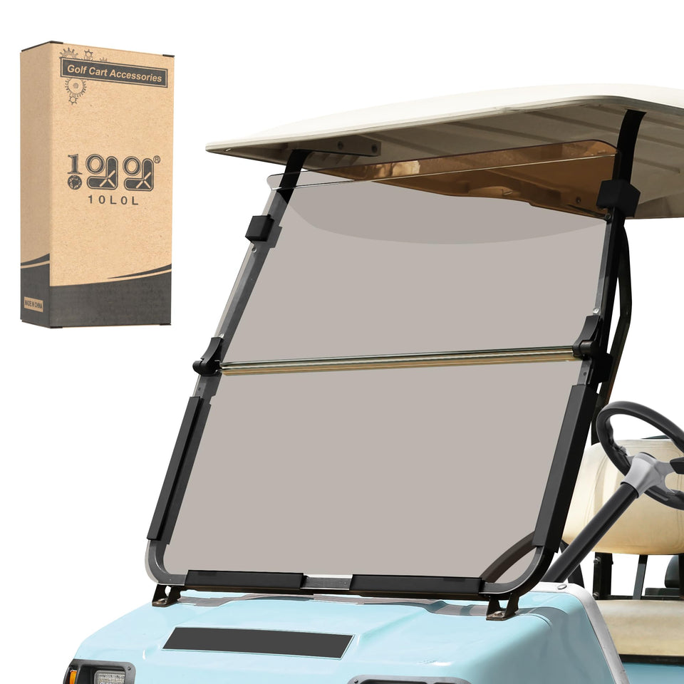 10L0L windshield for Club Car DS 2000+ offers tinted, clear visibility for safer driving.