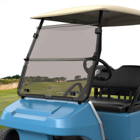 10L0L Club Car DS windshield front view with clear visibility.