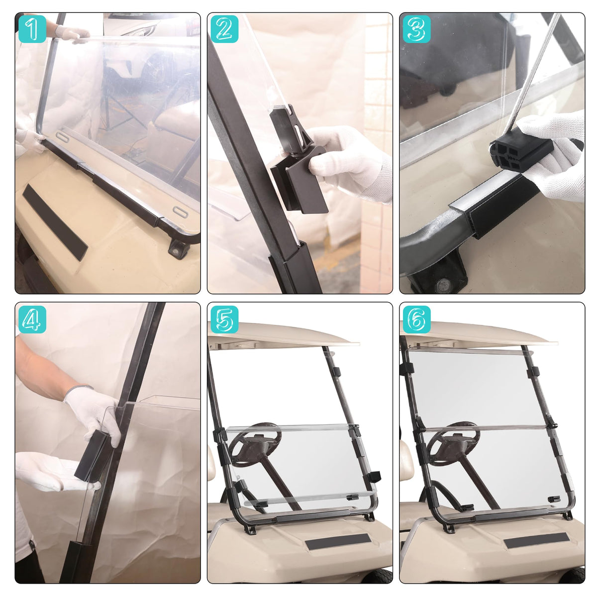 10L0L Windshield crack-resistant design stays clear over time
