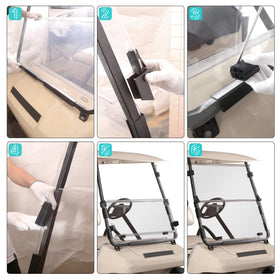 10L0L Windshield crack-resistant design stays clear over time