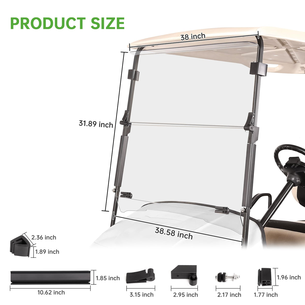 10L0L durable windshield resists yellowing while staying clear over time