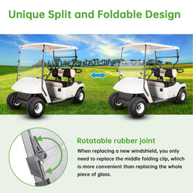 10L0L windshield with fold-down mechanism simplifies installation and ventilation