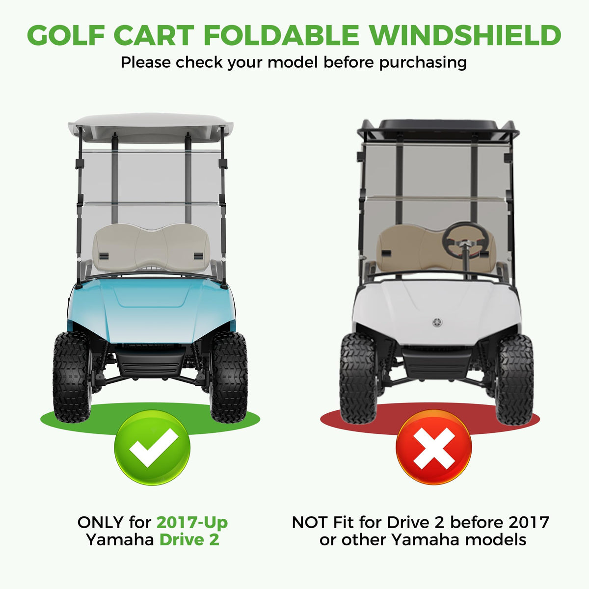 Folded position provides instant ventilation without removing the windshield.