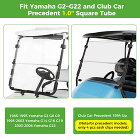 10L0L windshield kit overview showing drill-free, quick install for one person