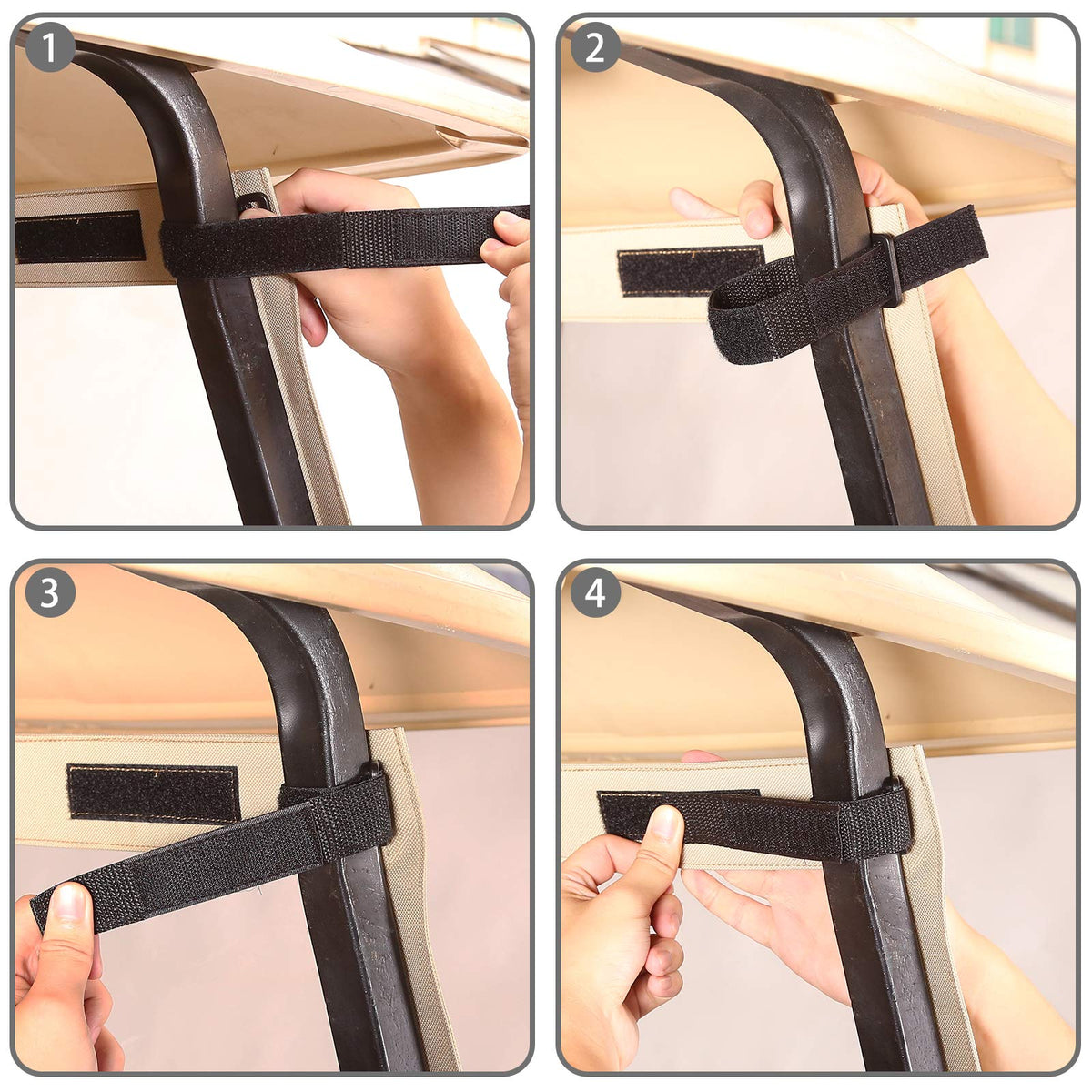 10L0L Windshield rolls up compactly for easy golf bag storage
