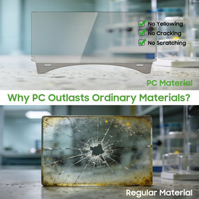 10L0L scratch and wear resistant polycarbonate stands up against debris and wear