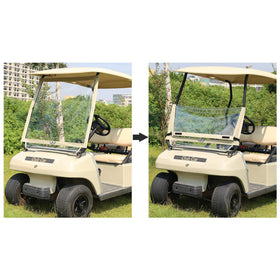 10L0L windshield seals on sides, top, and bottom to block wind and rain.