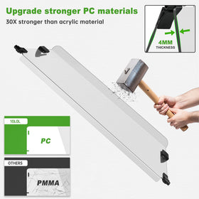 10L0L UV-coated windshield reduces glare for safer daytime driving.