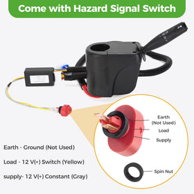 10L0L wiring harness 9-pin supports universal cart compatibility.