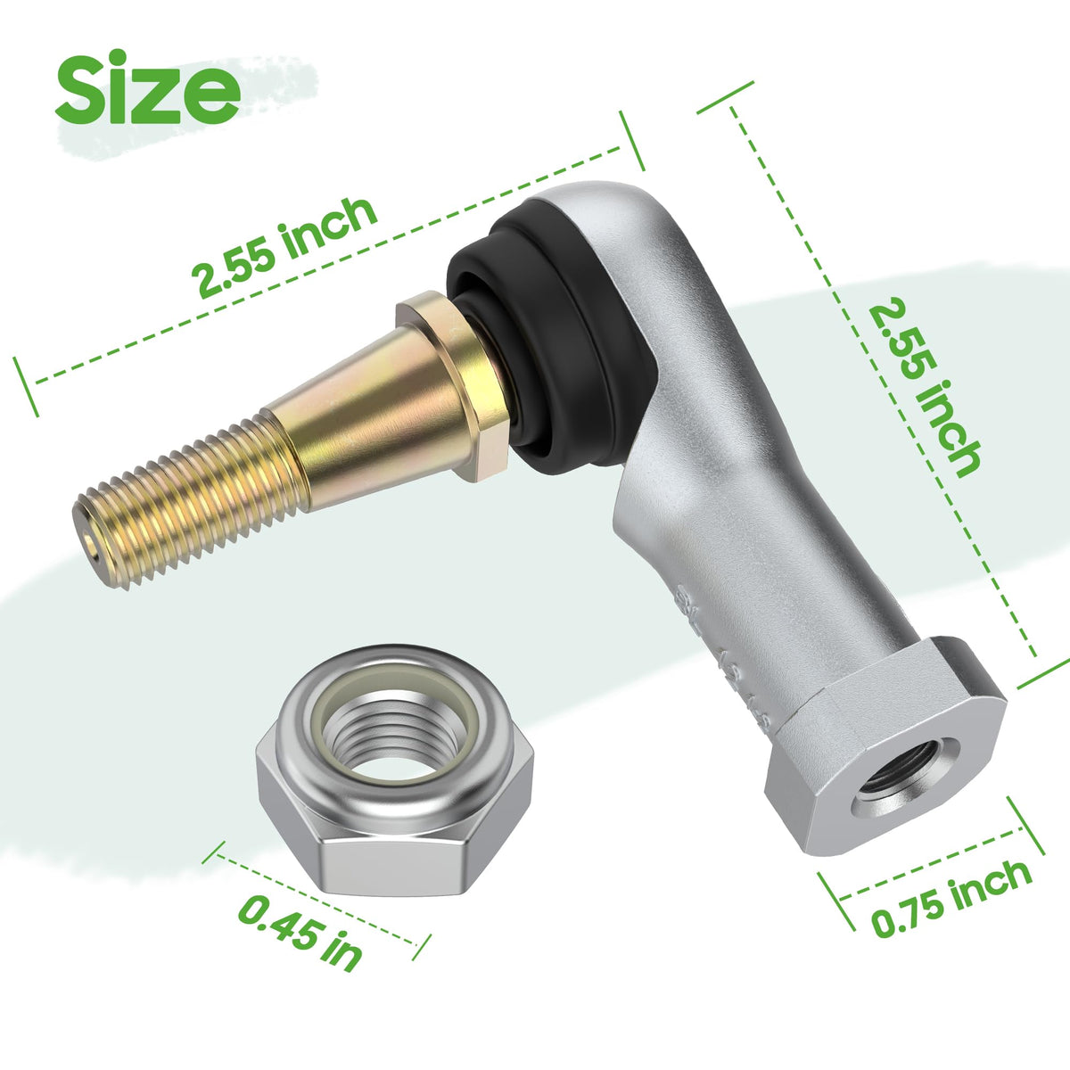 Worn vs new tie rod ends: 10L0L replacement for smoother steering.