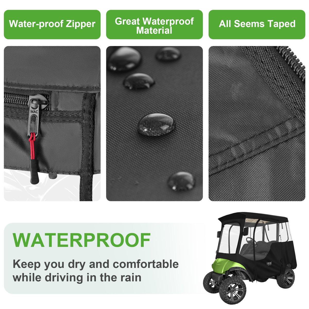 10L0L Yamaha 2P enclosure weatherproof polyester keeps you dry