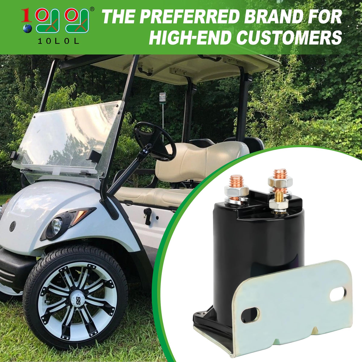 10L0L Yamaha-compatible solenoid bracket shown for sturdy mounting
