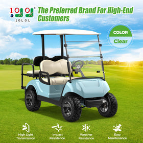 10L0L Yamaha Drive 2 tinted windshield front view highlighting shade and visibility