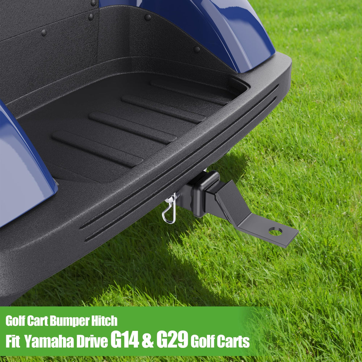 Yamaha Drive G14 hitch fitment by 10L0L with reliable mounting.