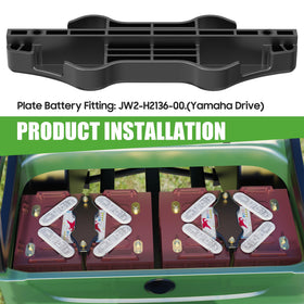 Yamaha Drive G29 hold-down plate shows mounting holes for quick install
