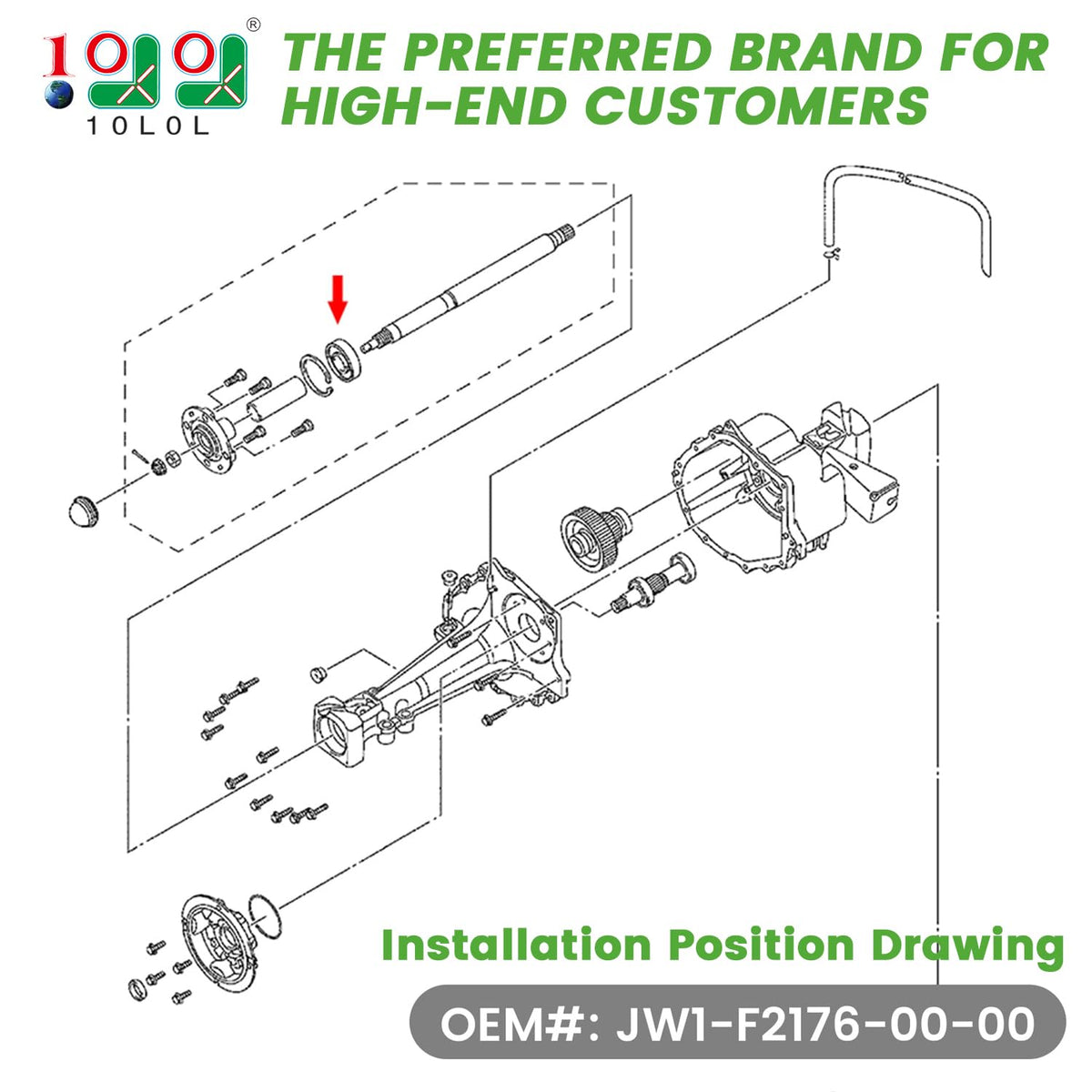 10L0L Yamaha Drive/G29 bearing kit in action emphasizing easy maintenance