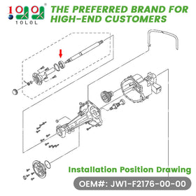 10L0L Yamaha Drive/G29 bearing kit in action emphasizing easy maintenance