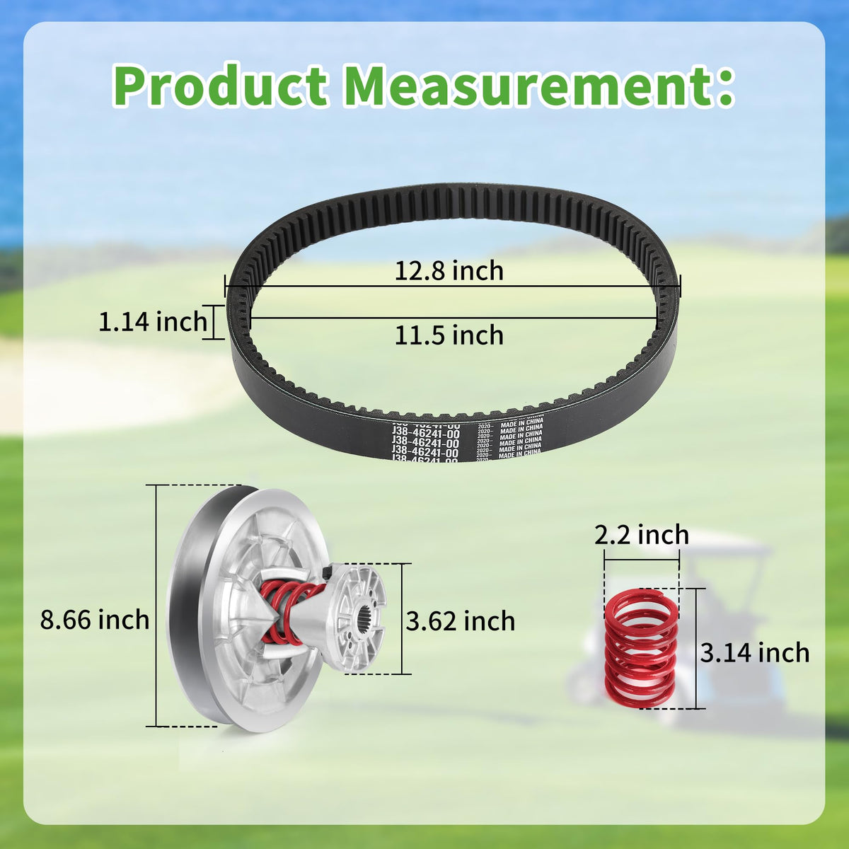 10L0L Yamaha G2-G28 compatibility ensures easy OEM-style fit.