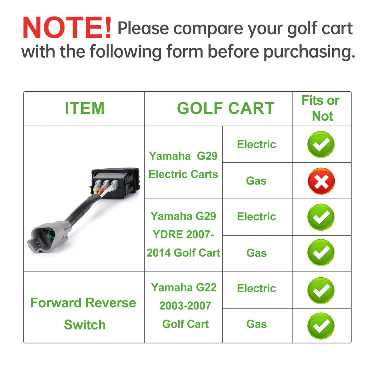 10L0L Yamaha G22 (2003–2007) compatibility for easy replacement.