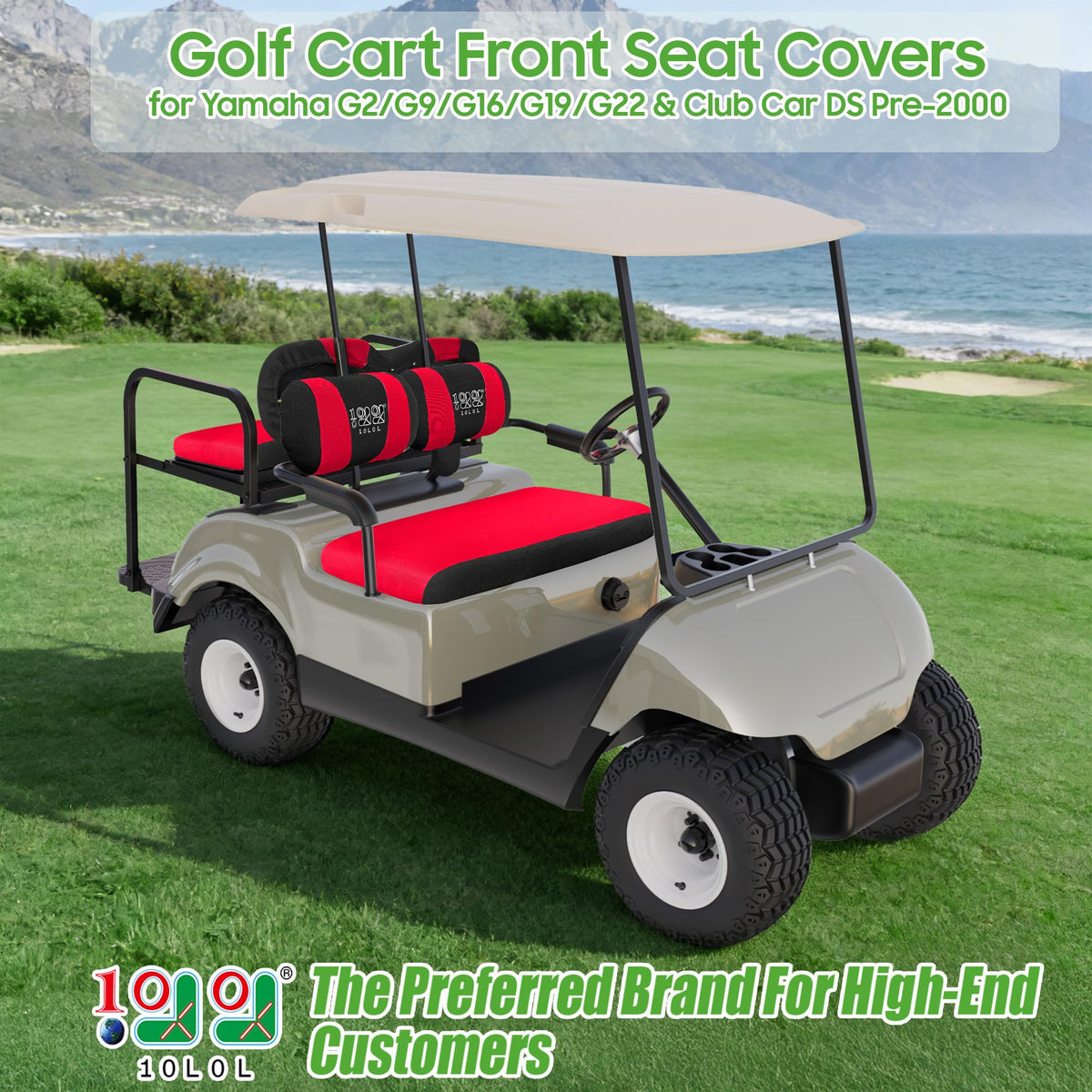 10L0L Yamaha G22 backrest cover left highlighting air flow design