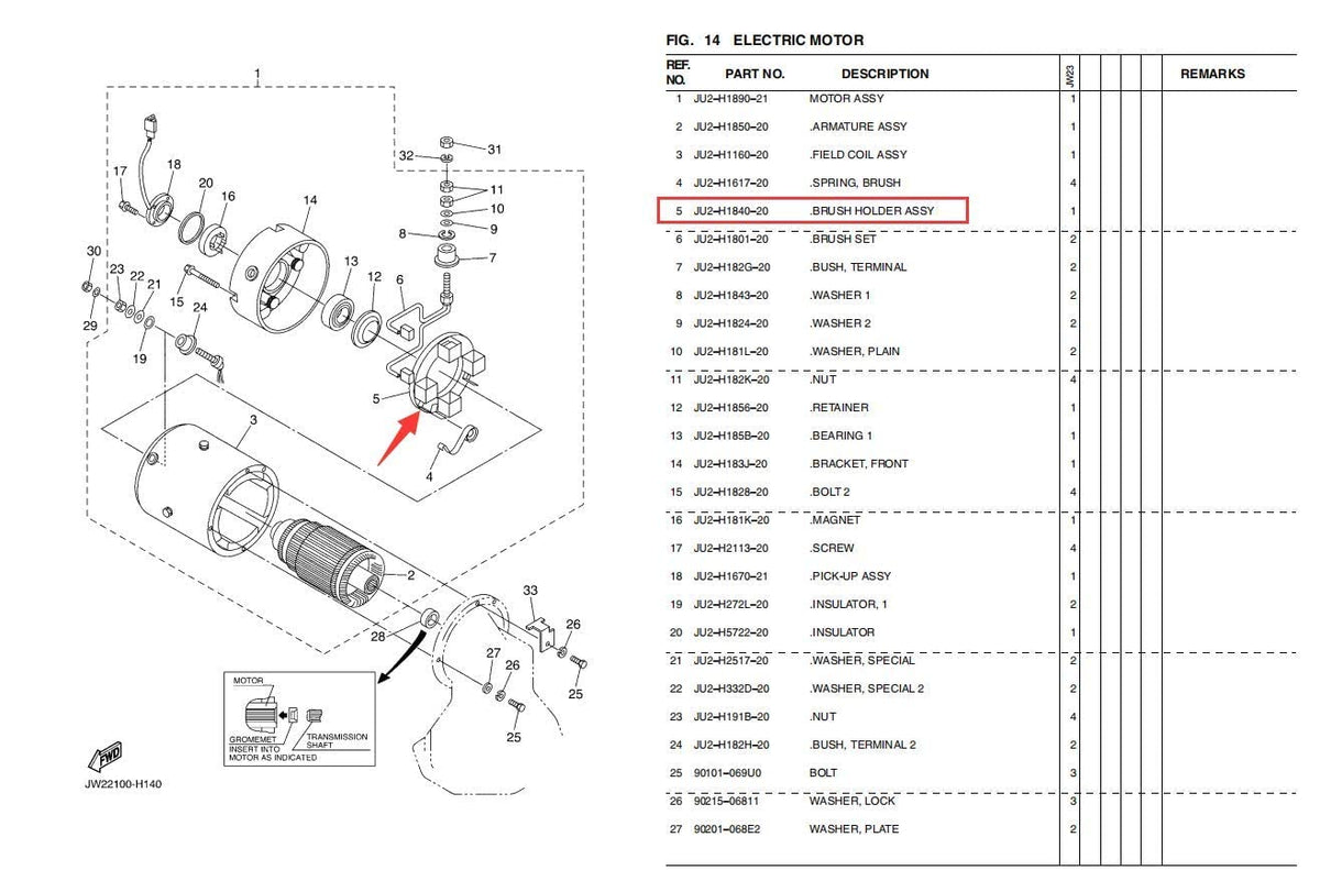 10L0L Yamaha G29 DM430-06 fitment image demonstrates precise alignment