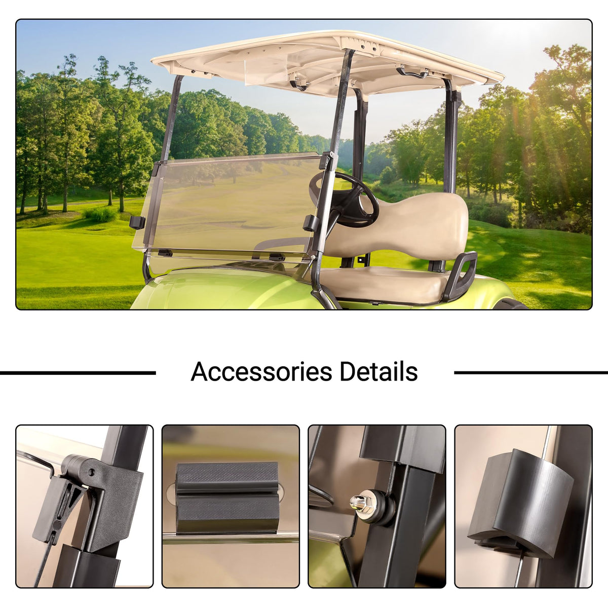 10L0L Yamaha G29 Drive windshield demonstrating durability and performance