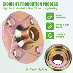 10L0L rear hub with OEM numbers—clear compatibility cues for Yamaha G29.