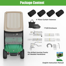 10L0L Yamaha G29 track enclosure resists rain and sun exposure