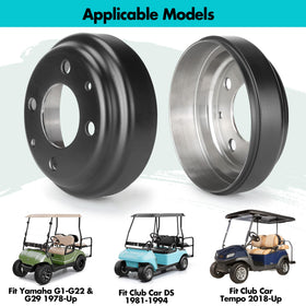 10L0L brake drum for Yamaha G8 delivers confident braking.