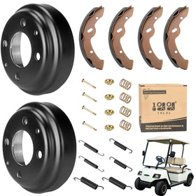 10L0L Yamaha brake drums kit for G14/G16 carts, enabling smooth, dependable braking.