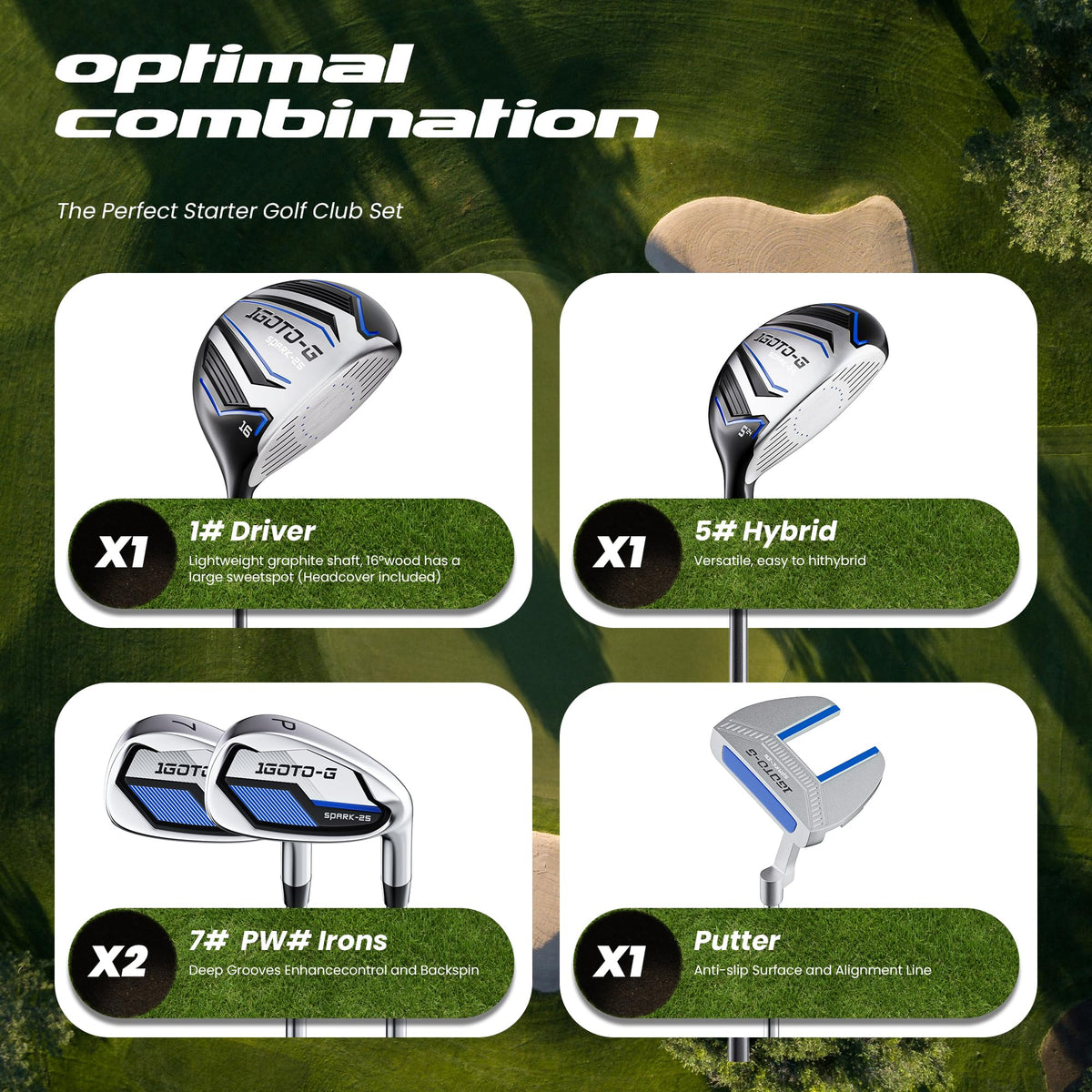 1GoTo-G 5-hybrid designed for easier approach shots