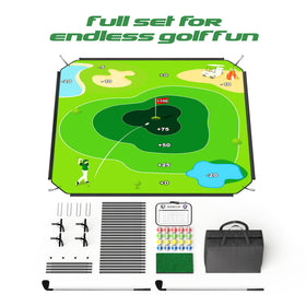 Complete 1GoTo-G Battle Golf set with mat, clubs, scoreboard and balls