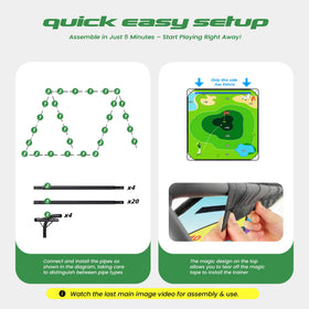1GoTo-G family-friendly backyard golf challenge for all ages.