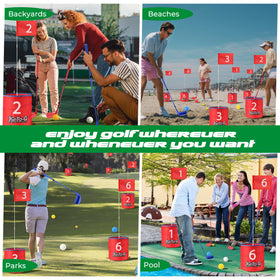1GoTo-G golf grass mats provide stable, realistic surface