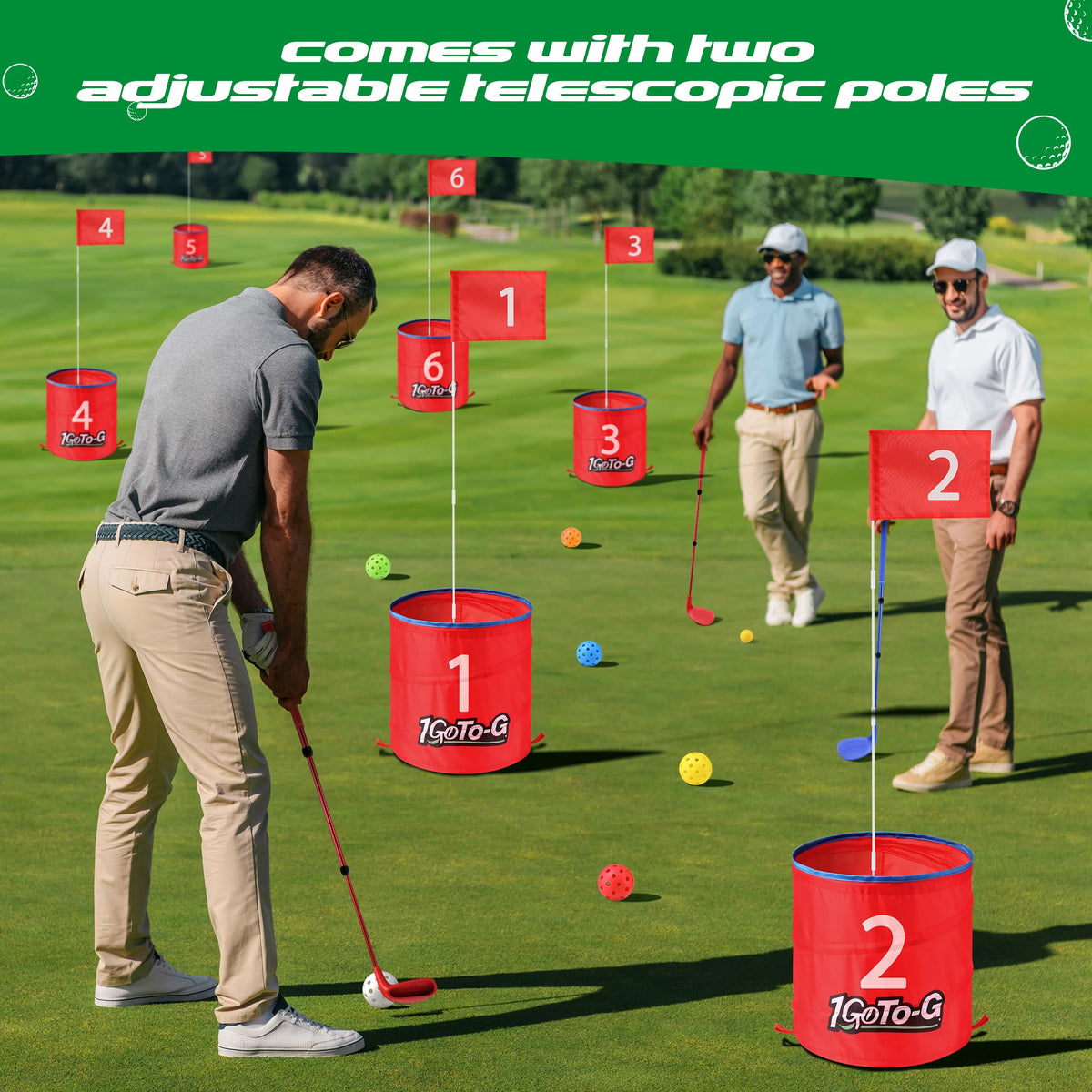 1GoTo-G telescopic clubs extended for realistic practice