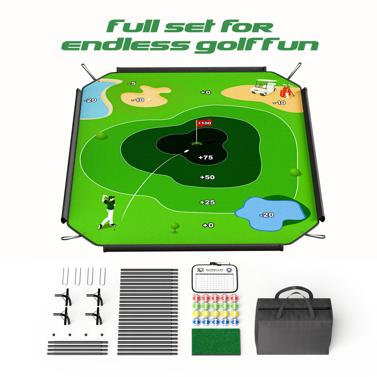 1GoTo-G versatile setup for indoor walls or outdoor yard play