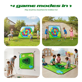 1GoTo-G ready-to-play chipping game for indoor or outdoor use.