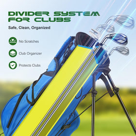 1GoTo-G Junior Golf Stand Bag adjustable straps for comfortable carrying