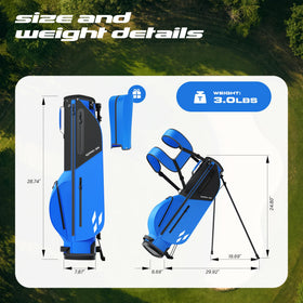 1GoTo-G Junior Golf Stand Bag compact design for youth bags