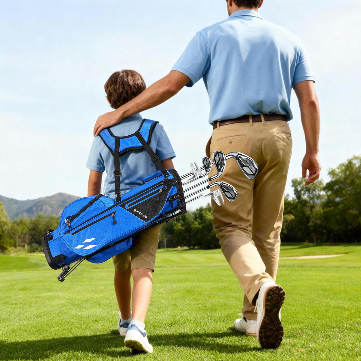 1GoTo-G Junior Golf Stand Bag kid-friendly design for learning on course