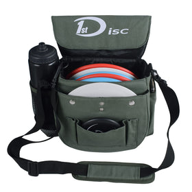 Bag features and pockets ideal for carrying discs and accessories.