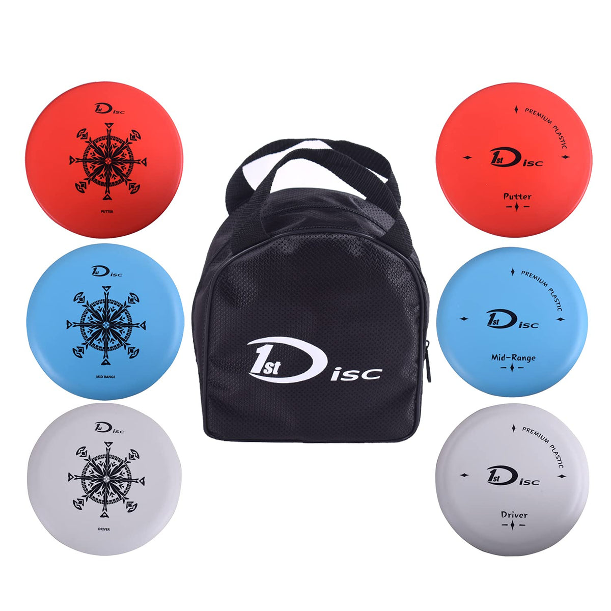 1st Disc midrange discs offer controlled mid-distance flights.