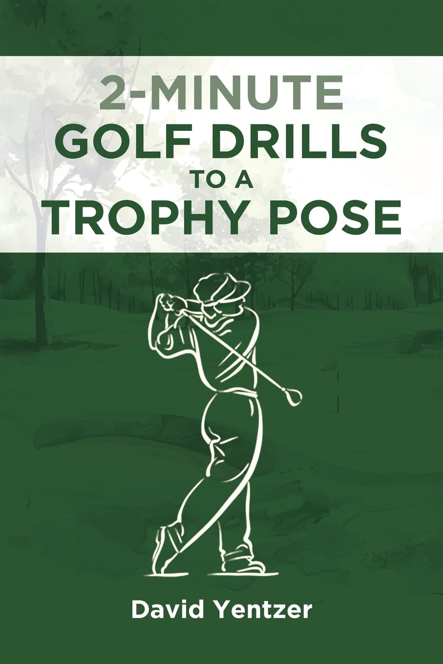 2 Minute Golf Drills to a Trophy Pose image showing a balanced finish for consistent practice.
