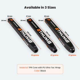 SNUG TOUR 24mm square grip profile in black for precise feedback.