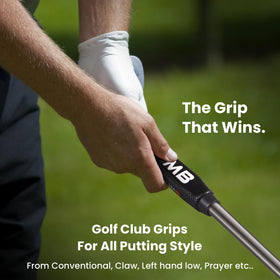 2 Thumb SNUG TOUR 27 grip texture demonstrates Dimax traction for improved putt control.