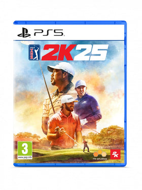 2K PGA Tour 2K25 PS5 cover art highlighting immersive golf visuals
