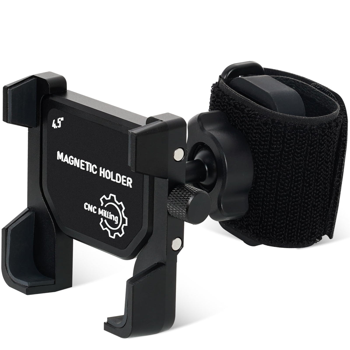 2thpart cnc alloy golf cart phone holder mounted on a cart for secure navigation.