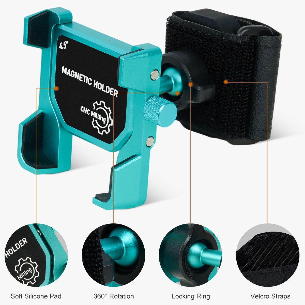 2thpart multi-scenario mount suitable for golf carts, bikes, strollers, and more.