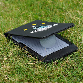 Slim black design suitable for golf bag or pocket